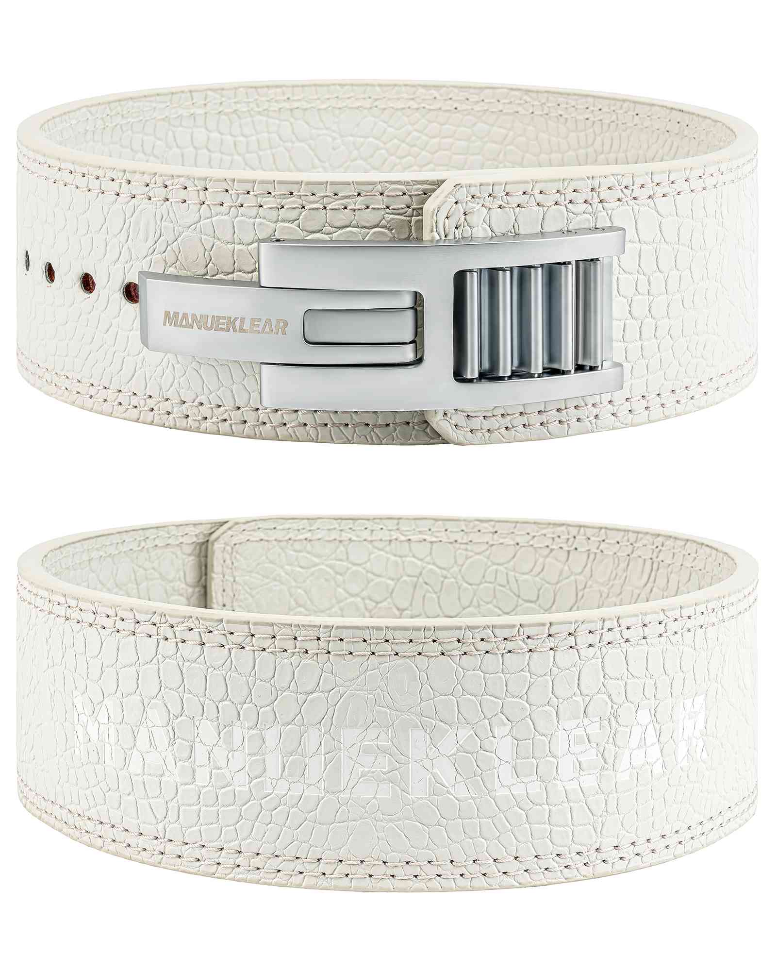 MANUEKLEAR 10mm Lever Weightlifting Belt | Quick-Lock Buckle for Men & Women