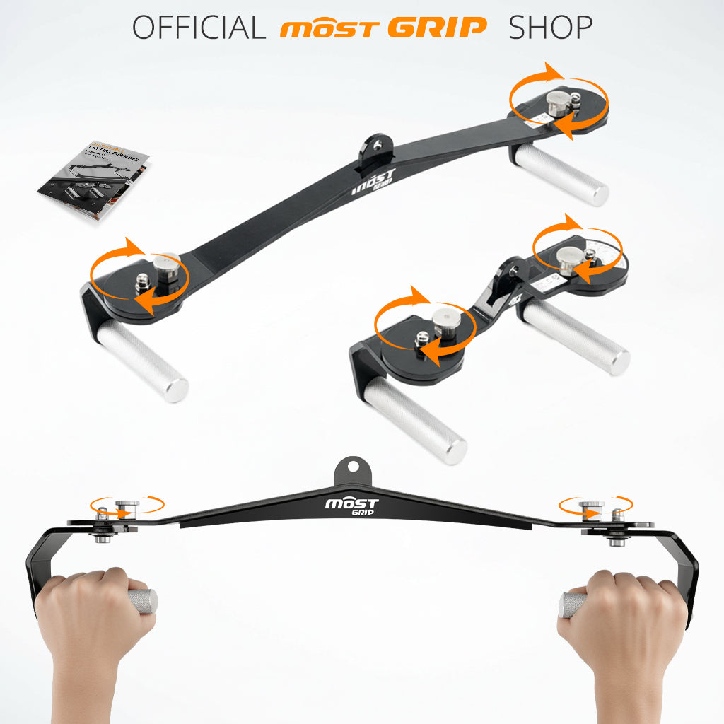 Lxwyq LAT Pull Down Bar Attachment, Neutral Grip LAT Pull Down Bar, Steel Material Lat pulldown Bar with Handle for Home Gym Lxwyq LAT Pull Down Bar Attachment, Neutral Grip LAT Pull Down Bar, Steel Material Lat pulldown Bar with Handle for Home Gym