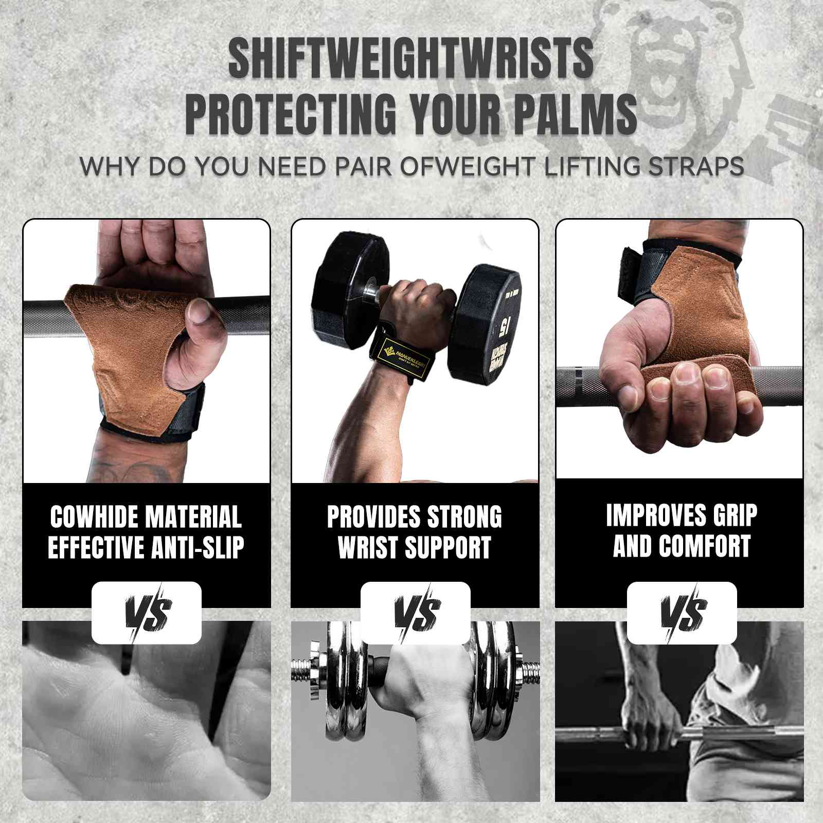 Hot Sale Weightlifting Wrist Straps For Men and Women