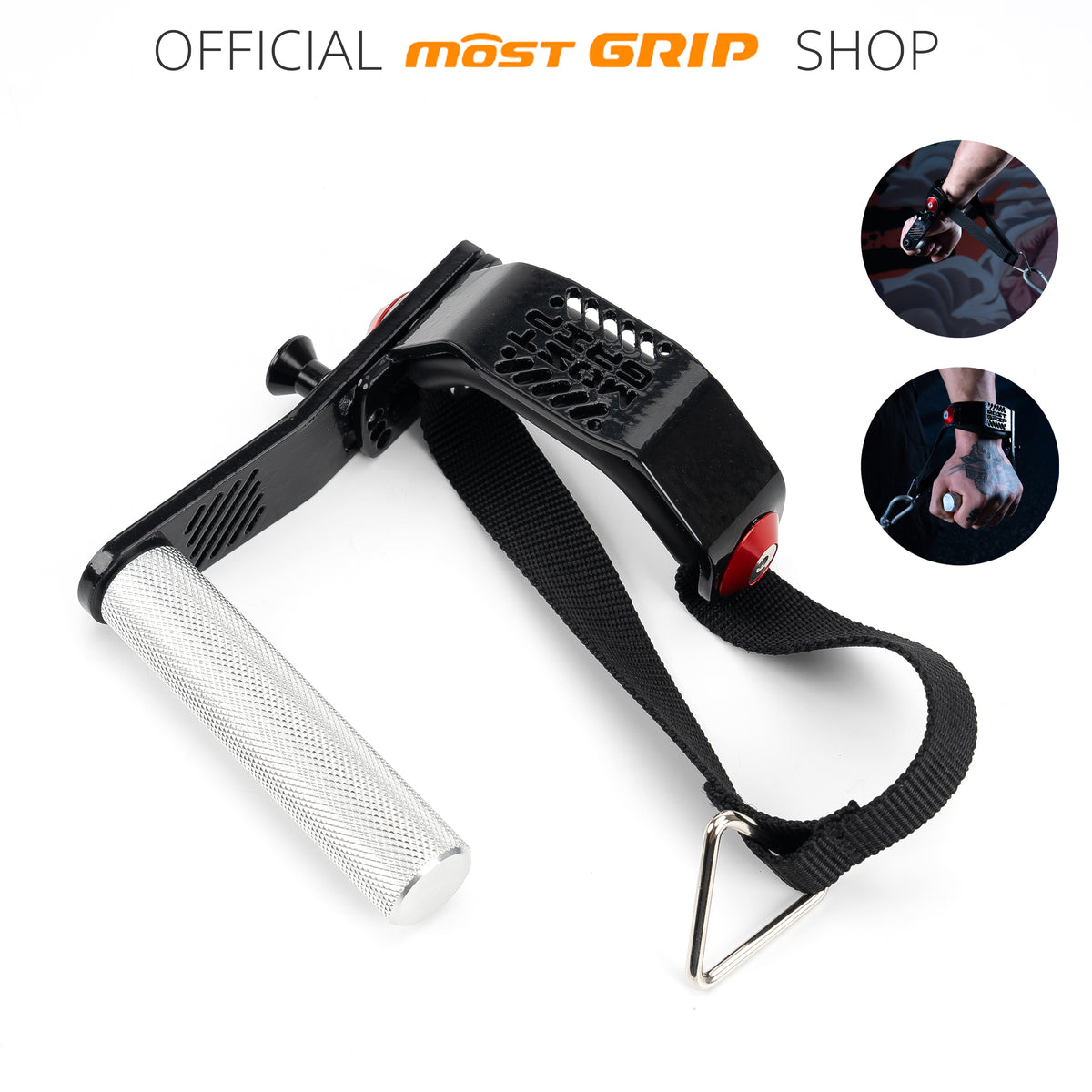 【JUST ONE】MOST GRIP Side Lateral Raise Handle Attachment for CableMachine
