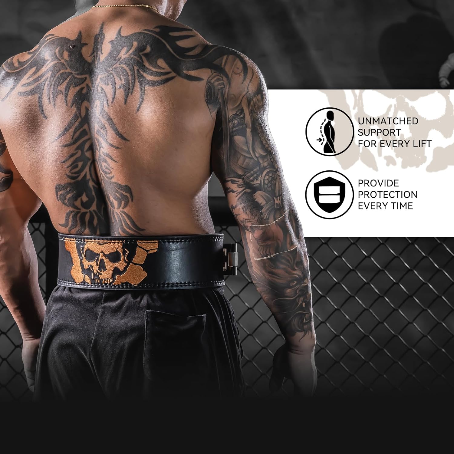 Lever Weightlifting Belt for All | Adjustable Heavy-Duty Buckle