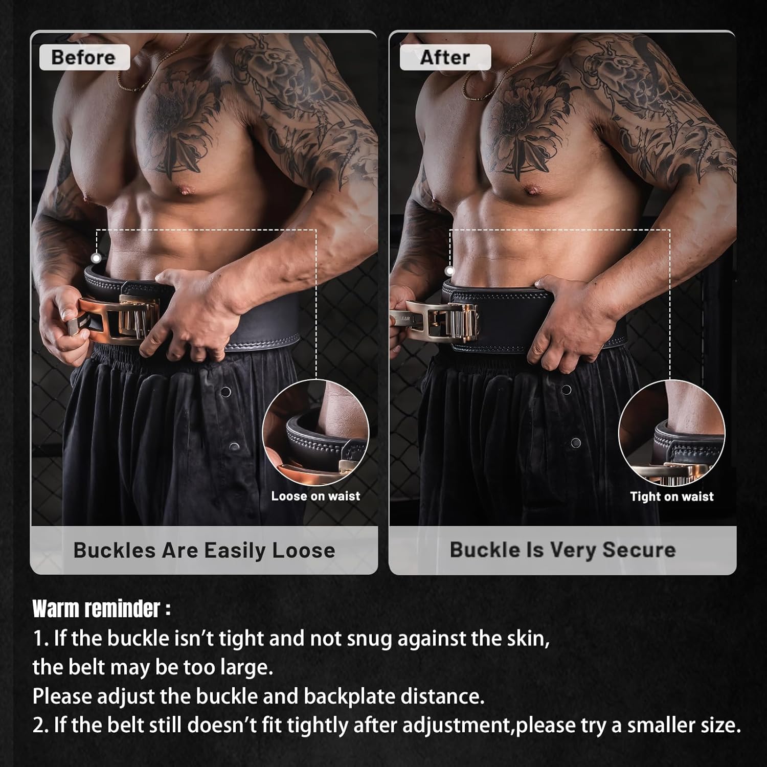 Lever Weightlifting Belt for All | Adjustable Heavy-Duty Buckle