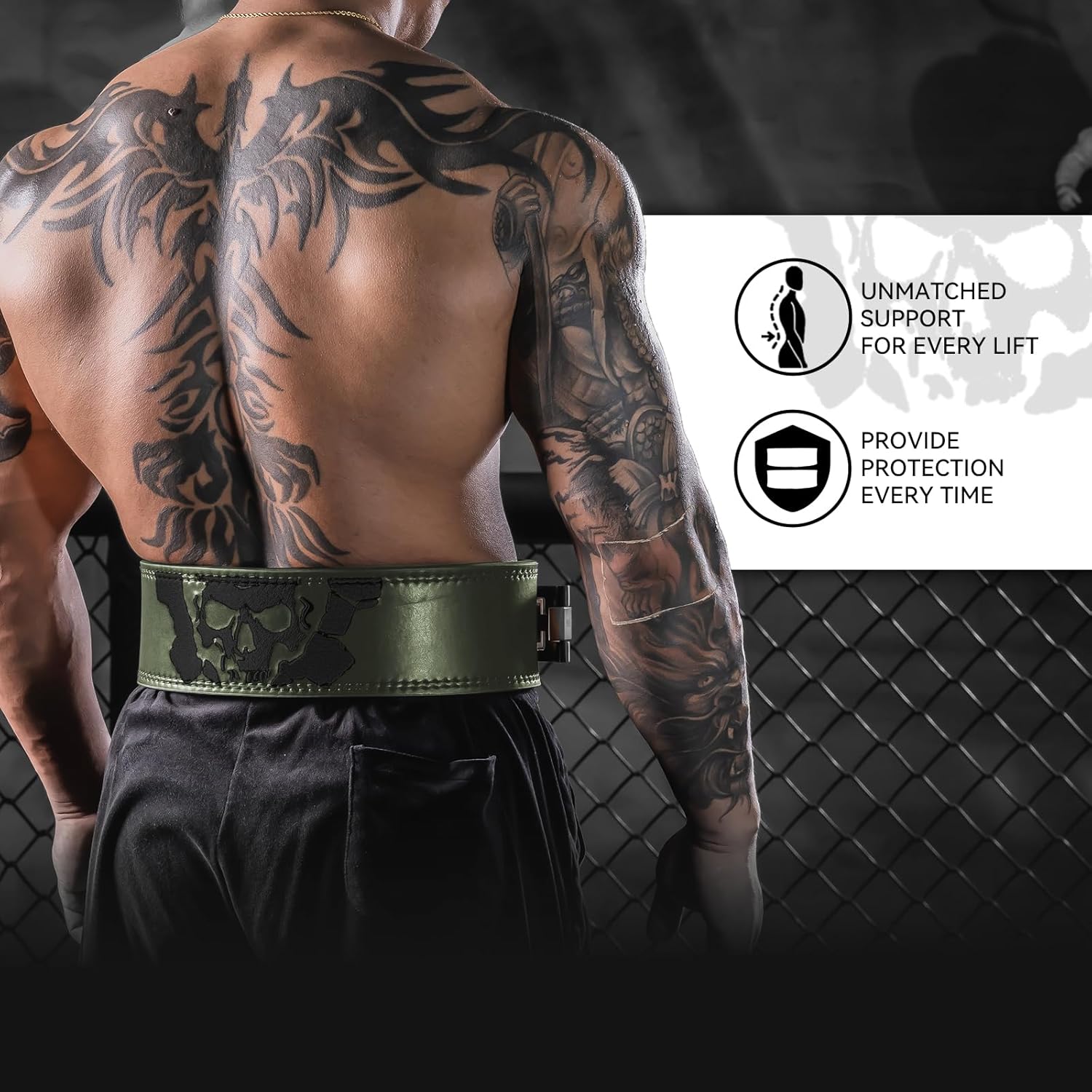 Lever Weightlifting Belt for All | Adjustable Heavy-Duty Buckle