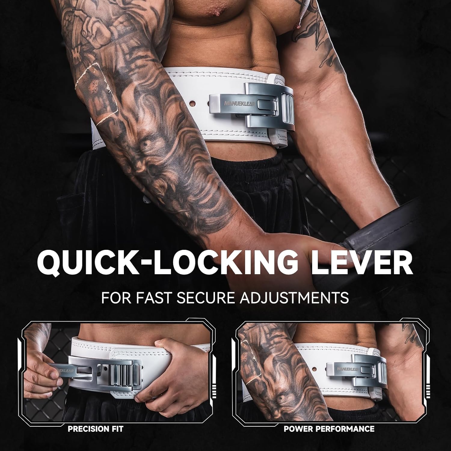 Lever Weightlifting Belt for All | Adjustable Heavy-Duty Buckle
