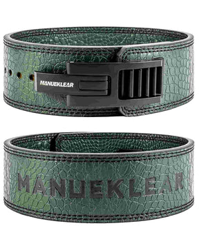 MANUEKLEAR 10mm Lever Weightlifting Belt | Quick-Lock Buckle for Men & Women