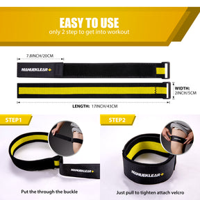 Blood Flow Restriction Bands for Muscle Growth – Occlusion Training Straps for Arms & Legs