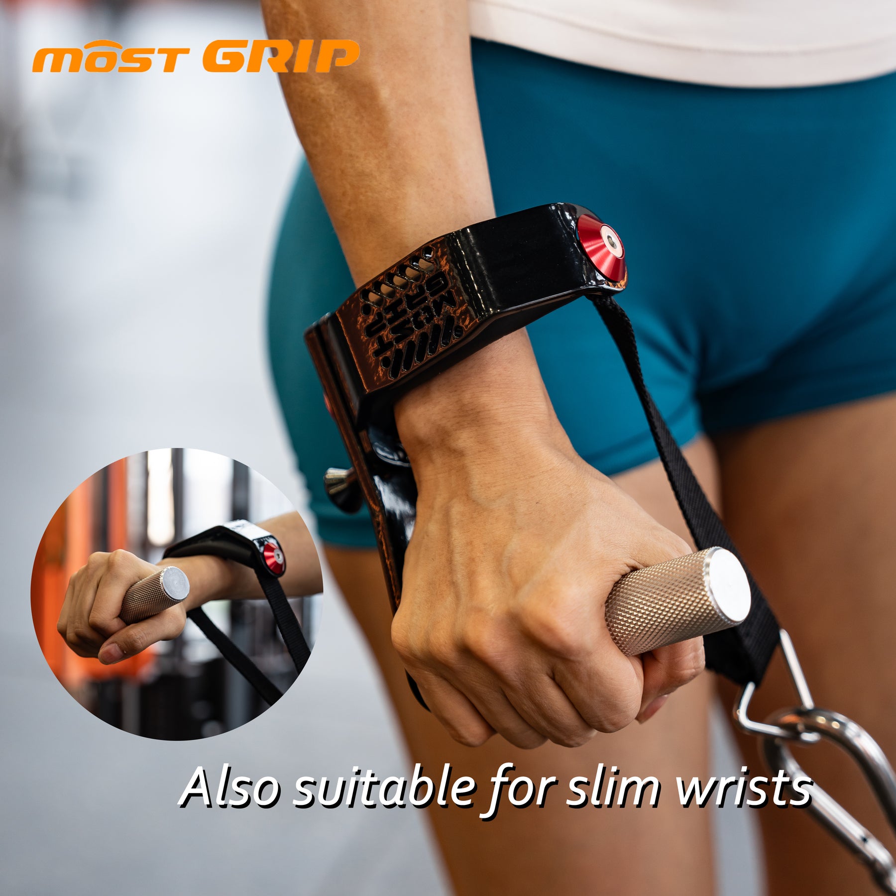 【JUST ONE】MOST GRIP Side Lateral Raise Handle Attachment for CableMachine