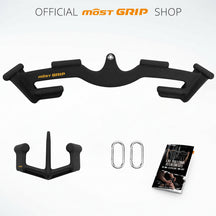 MOST GRIP LAT Pull Down Bars Set, Attachements de traction latérale triangulaires stables avec 8 poignées ergonomiques pour l'entraînement complet du dos, attachement antidérapant pour machine à câble pour la salle de sport et l'entraînement à domicile