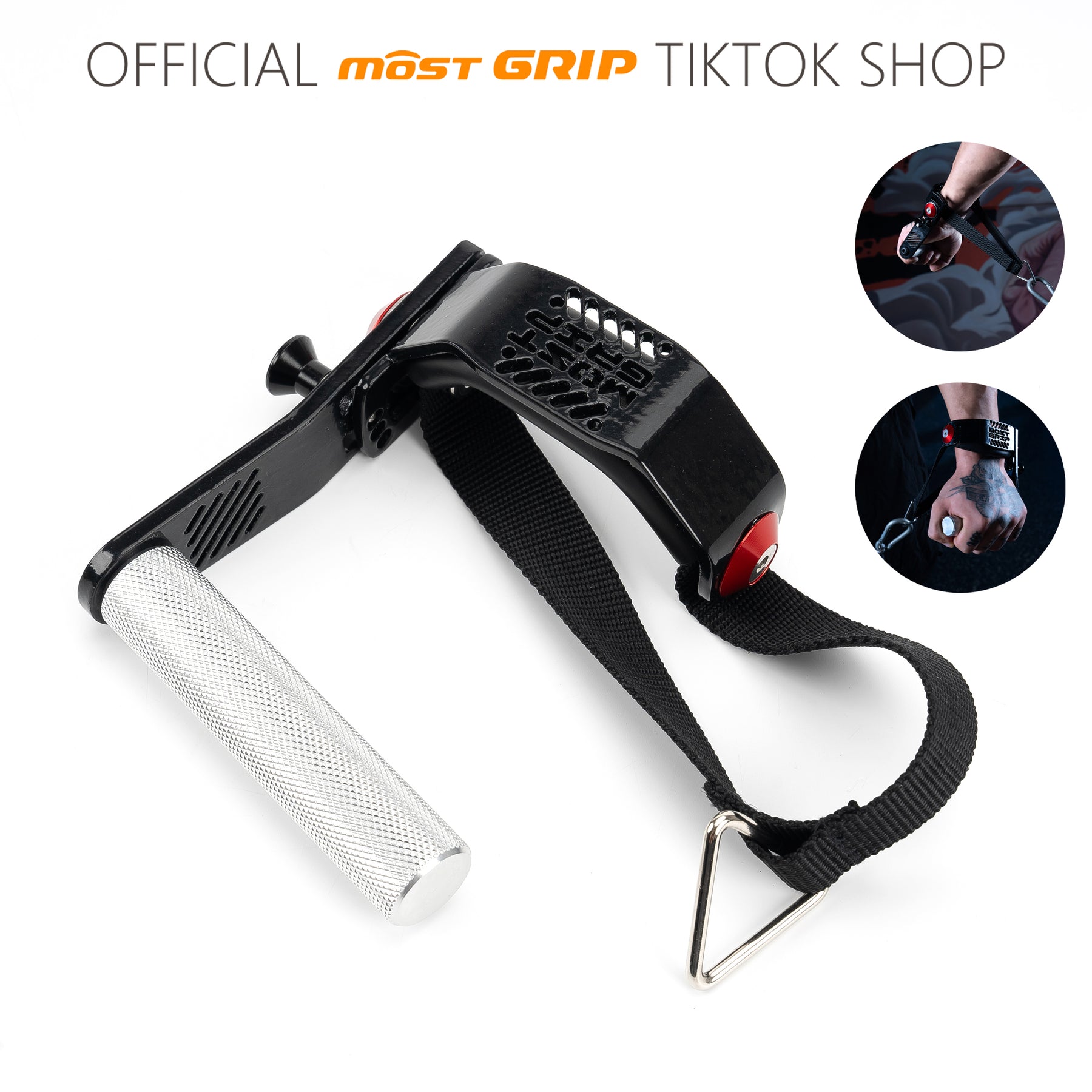【JUST ONE】MOST GRIP Side Lateral Raise Handle Attachment for CableMachine