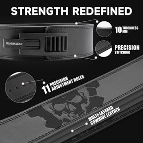 Lever Weightlifting Belt for All | Adjustable Heavy-Duty Buckle