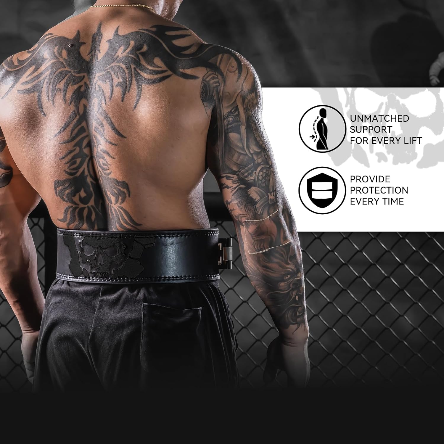 Lever Weightlifting Belt for All | Adjustable Heavy-Duty Buckle
