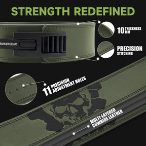 Lever Weightlifting Belt for All | Adjustable Heavy-Duty Buckle